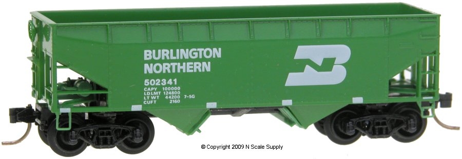 Burlington Northern - Hopper, Twin-Bay - Micro-Trains 55090